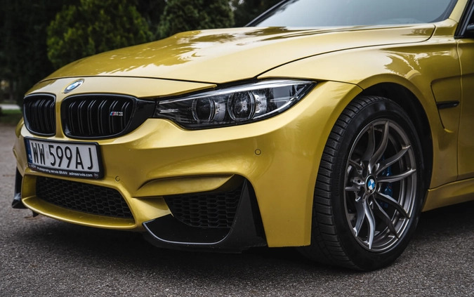 BMW M3 cena 189999 przebieg: 90000, rok produkcji 2015 z Warszawa małe 704